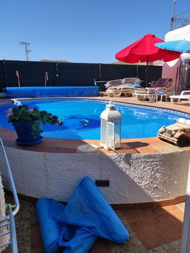 Villaricos Villa | 3 bedrooms villa at Cuevas del Almanzora 200 m away from the beach with city view private pool and enclosed garden