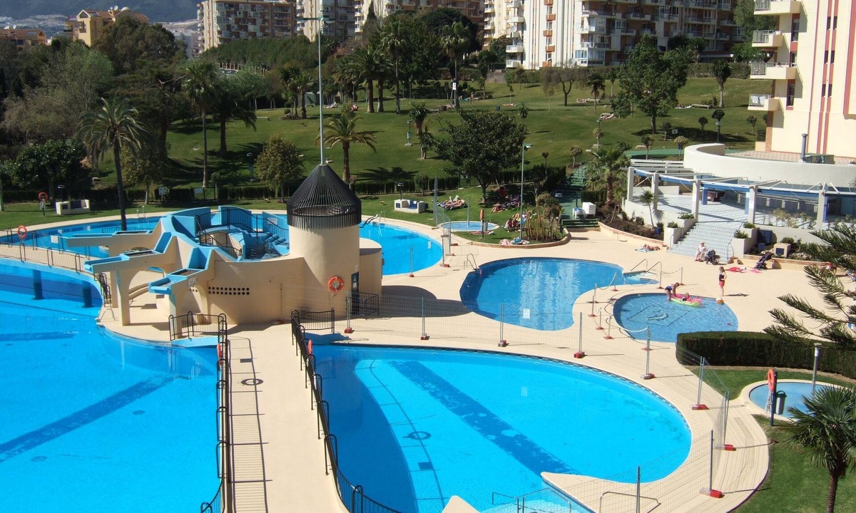 Benalmadena Costa Apartment | A beautiful studio apt overlooking pools ' Minerva.Jupiter @ Bonanza Square '