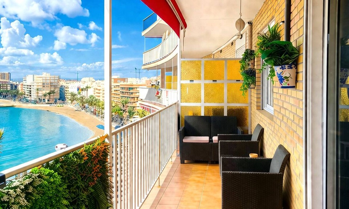 Torrevieja Apartment | Beachfront Escape with Spacious Terrace and Stunning Seaview