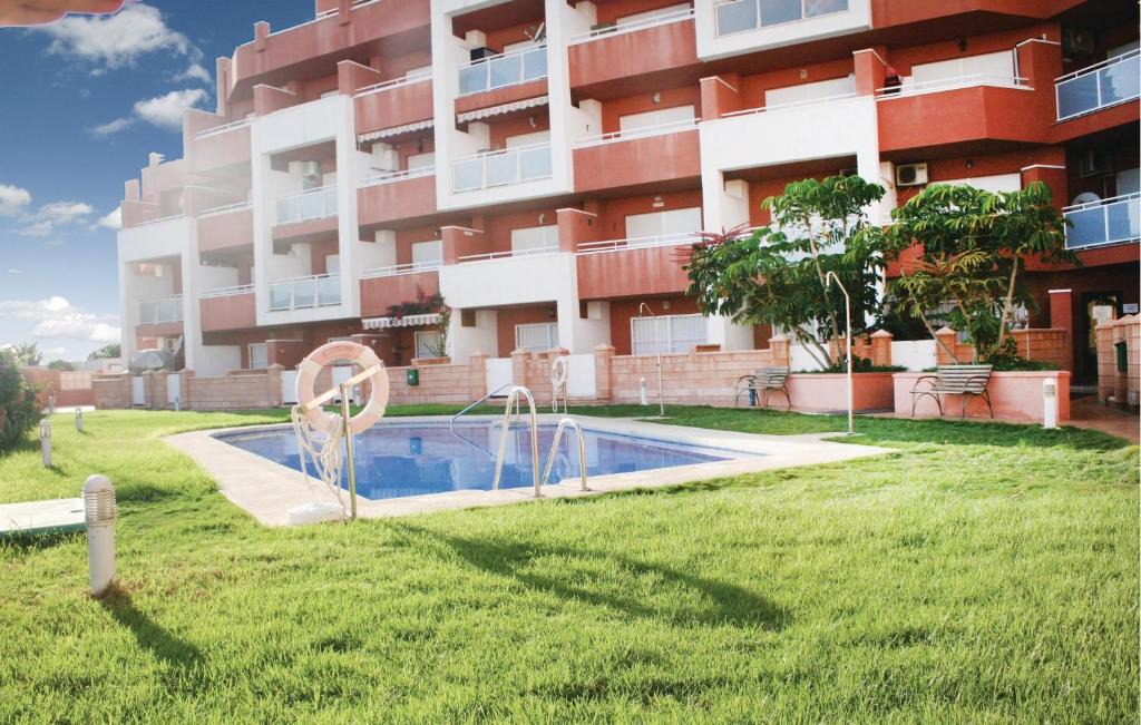 Roquetas de Mar Apartment | Beautiful apartment in Roquetas de Mar with 1 Bedrooms, WiFi and Outdoor swimming pool