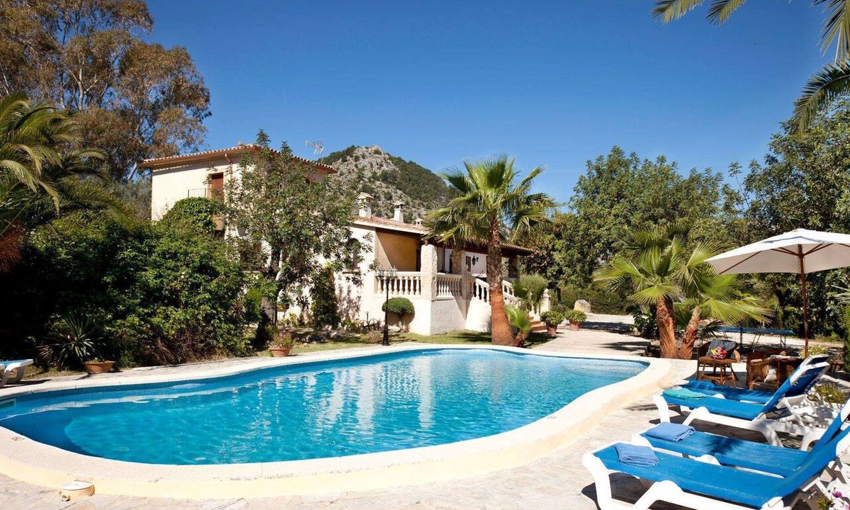 Pollensa Villa | Beautifully Restored Country House, A/C Private Pool, Mountain Views - 10mins to Old Town Pollenca
