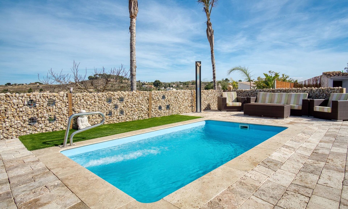 Benissa House | Chalet 'Casa Stone' with Mountain Views, Private Pool and Wi-Fi