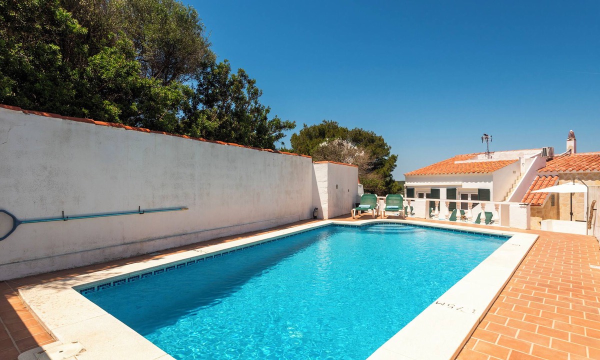 Cala en Porter Apartment | El Escape - Terrace and swimming pool - Menorca
