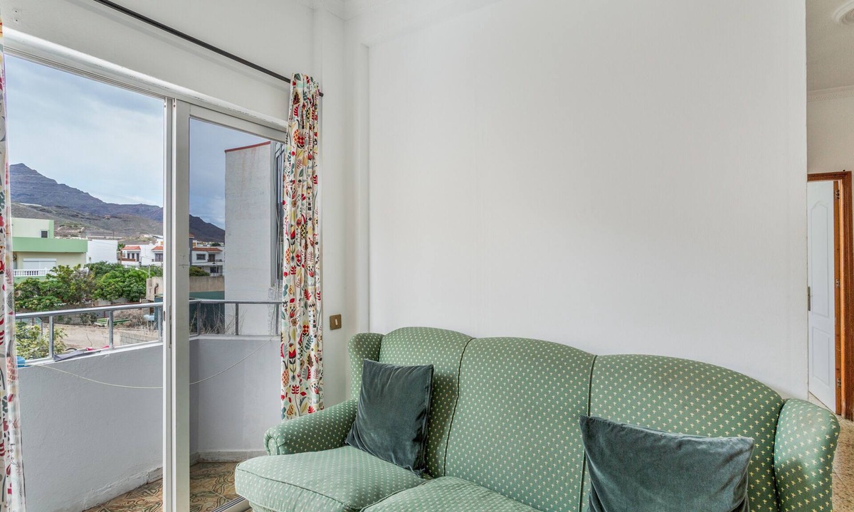 La Aldea de San Nicolas Apartment | Vacation Apartment 'Karla' with Mountain View, Balcony and Wi-Fi