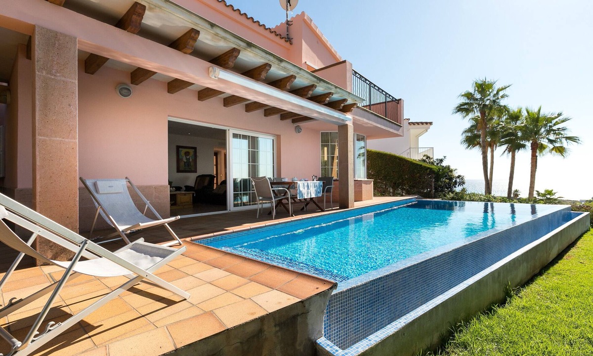 Sant Jaume Mediterrani Villa | Family-friendly Villa Mirador with Sea View, Wi-Fi, Balcony, Garden, Terraces & Pool