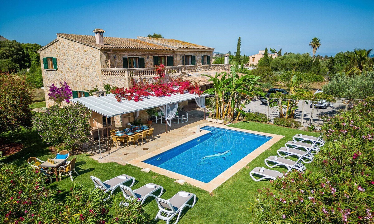 Pollensa Villa | Finca Pollensa Can Carabassot with private pool