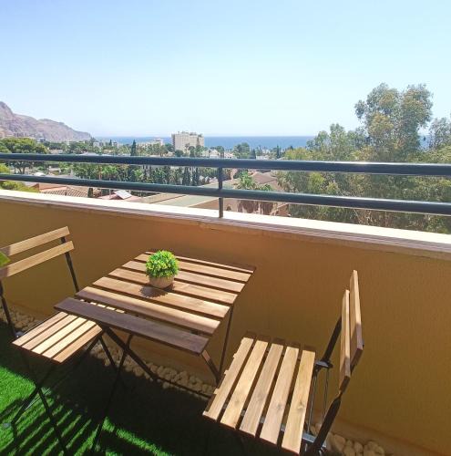 Aguadulce Apartment | Géminis 504 Suite con terraza y vistas al mar