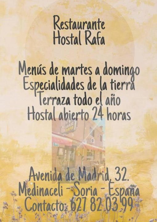 Medinaceli House | Hostal Restaurante Rafa