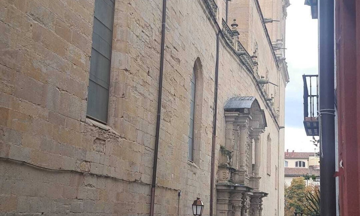 Logrono Historic Centre Apartment | Logroño Historical Center Apartment. The balcony of Caballerías.