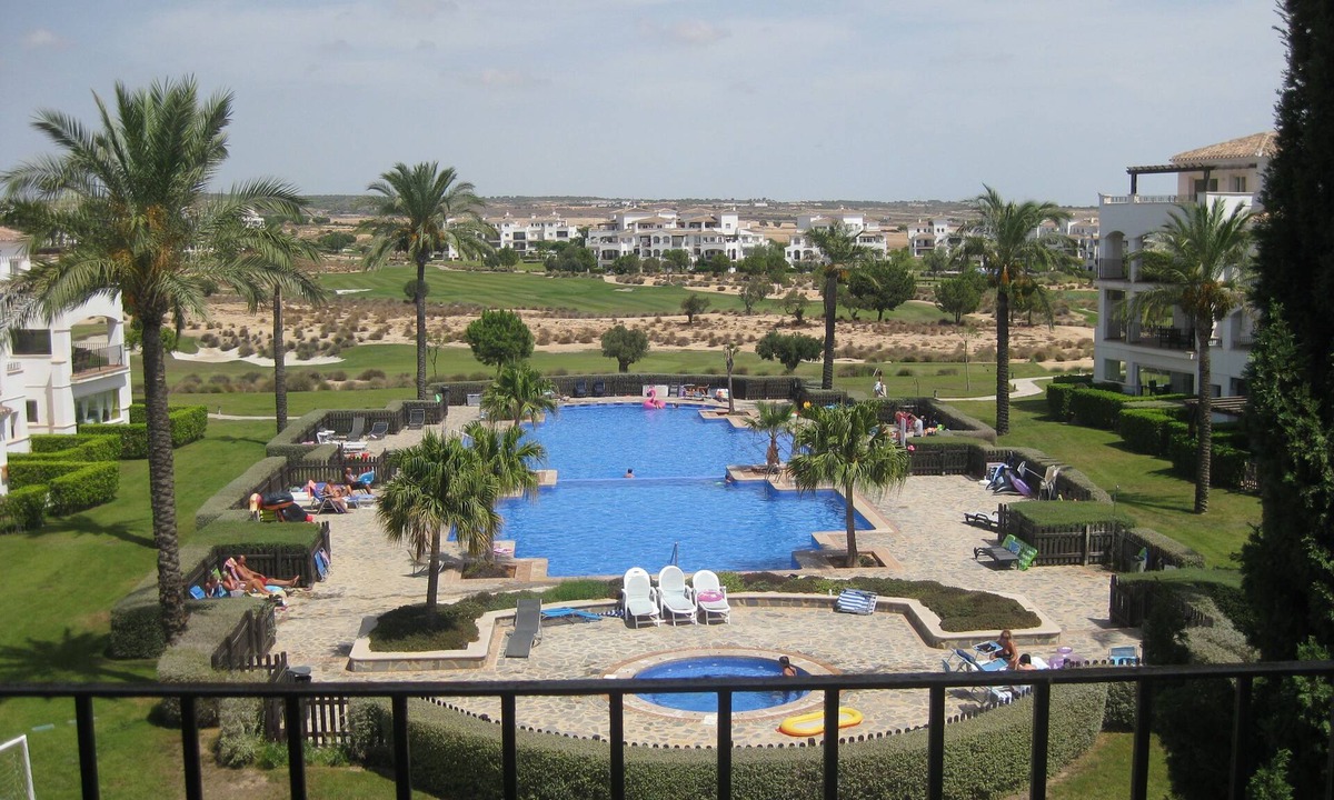 Jeronimo y Avileses y Balsicas de Arriba Apartment | Lovely apartment overlooking fabulous pool at the Hacienda Riquelme Golf Resort