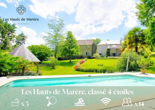 Sevignacq-Meyracq House | Maison d'exception, 14 personnes, piscine, vue Pyrénées