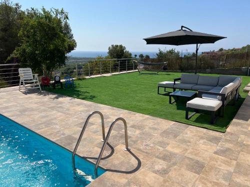 Cunit House | Maison de Rêve avec Piscine Privative et Vue sur Mer - Proche Barcelone et Port Aventura