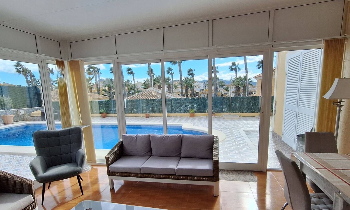 Mazarron Ski Chalet | MAZARRON COUNTRY CLUB 31, 3 BED 2 BATH, LARGE PRIVATE POOL AND AIR CONDITIONING.