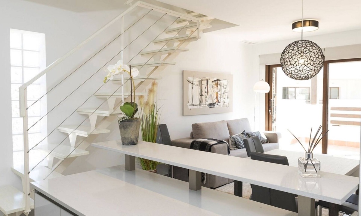 Mar de Pulpi Apartment | Modern one bedroom, one bathroom apartment with solarium