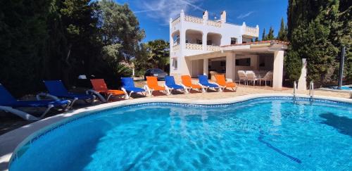 Les Tres Cales Villa | Near the beach, 9 bedrooms, sleeps 19, Jacuzzi, Full AC, BBQ, 2 kitchens, 2 dishwashers, fast internet, ping pong, cars not necessary