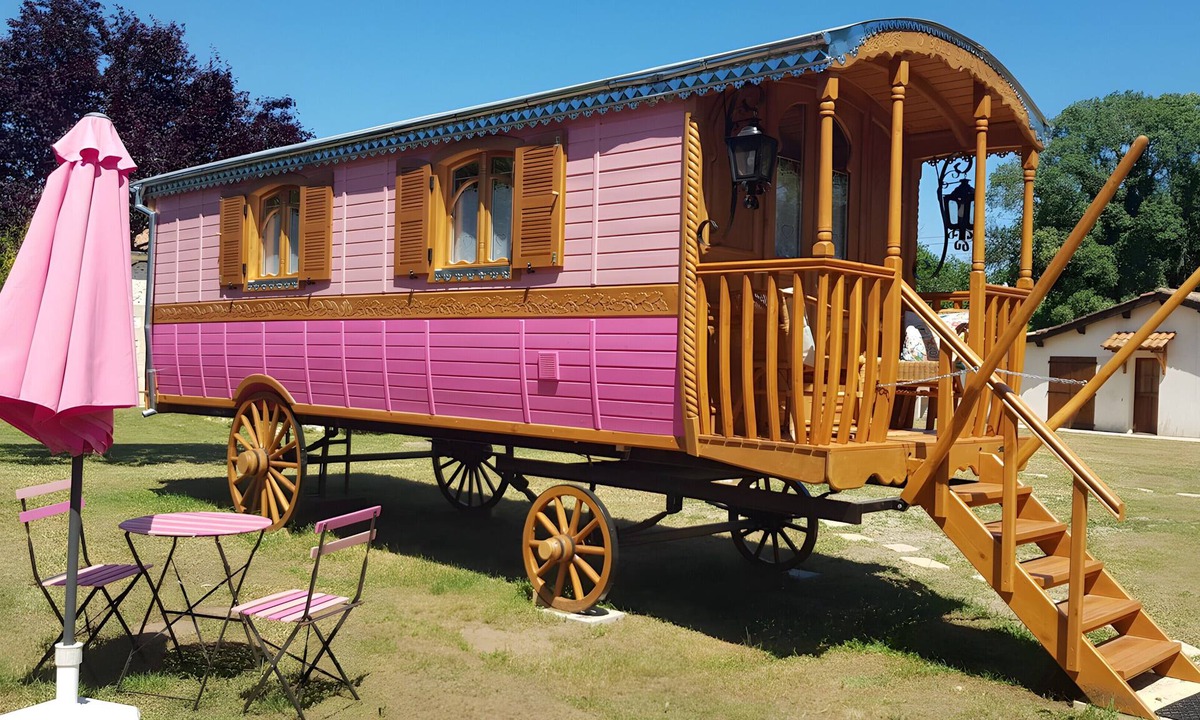 Bussac-Foret House | Roulotte o Bois d'mon cœur - Au Bois Joli