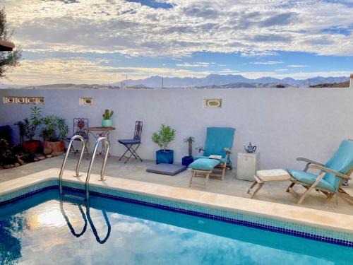Cuevas Del Almanzora Bed & Breakfast | Separates 3-Terrassen-Apartment in romantischem Landhaus mit Pool