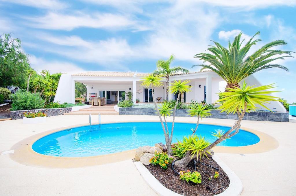 Adeje Villa | Spectacular "Ibiza Style Villa" with Private Beach located on a vast domain in COSTA ADEJE