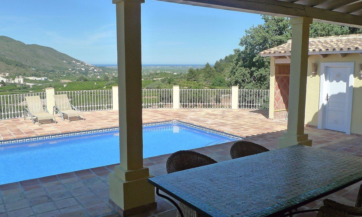 Adsubia House | Stunning private villa for 6 guests with WIFI, A/C, private pool, TV, terrace and panoramic view
