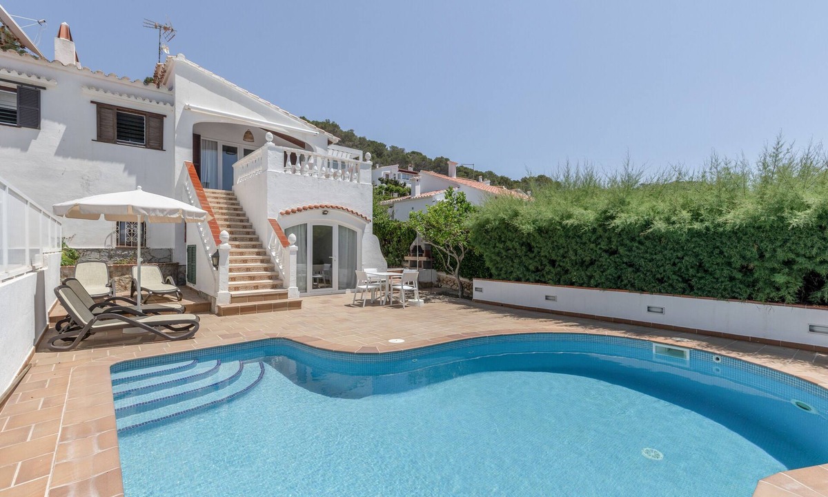 Sant Jaume Mediterrani House | Vacation Home "Villa La Pau 110b" with Pool and Near the Beach