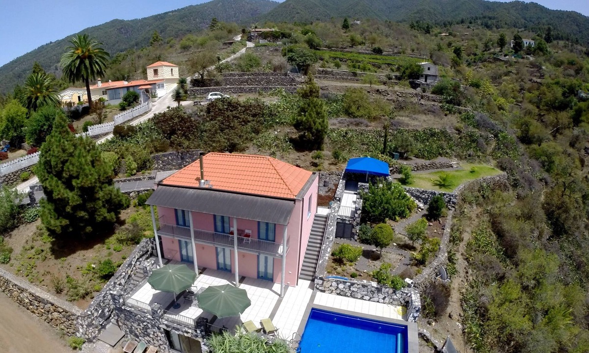 Tijarafe House | Villa Buena Vista mit Beheiztem Pool und Sauna