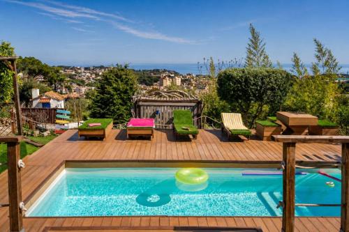Arenys de Munt Villa | Villa Carrasca l Luxe l Vistas al Mar l Piscina Climatizada l Privacidad & Naturaleza