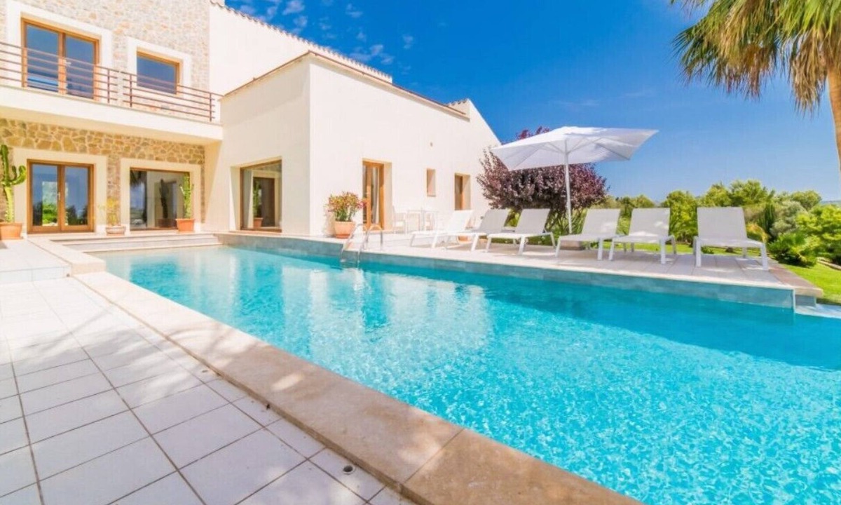 Son Servera House | Villa "Son Sard" with Sea & Mountain View, Pool, A/C, Balcony, Garden & Terrace