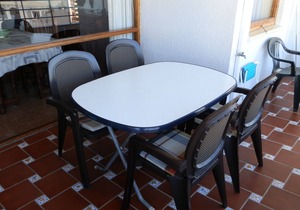 Apartment with sunny terrace in complex with swimming pool, close to the beach