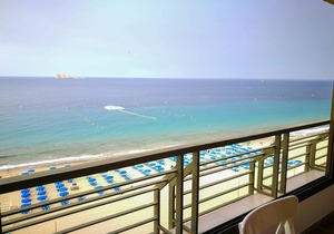 Levante Beach *facing the sea*