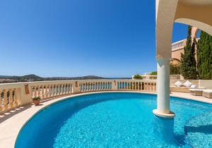 Luxurious holiday home in Santa Ponca with pool and fantastic sea views