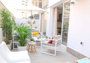 Malaga Exclusive Terrace near Malagueta Beach WIFI