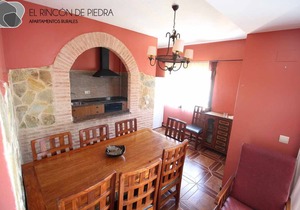 Self catering El Rincon de Piedra for 8 people