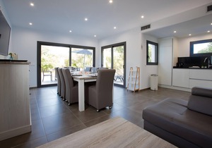 Villa for rent in Mas Busca, Roses, Costa Brava: Spacious villa with private pool, ideal for families, 3 km from Roses beach.