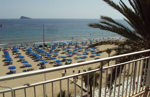 Benidorm Apartment | 5th floor Beach front apartment outstanding views out to sea and Benidorm island