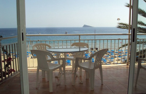 Benidorm Apartment | 5th floor Beach front apartment outstanding views out to sea and Benidorm island