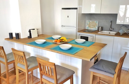 Empuriabrava Apartment | Beautiful T2 Standing on the water, beach walk, 2 terraces, full center