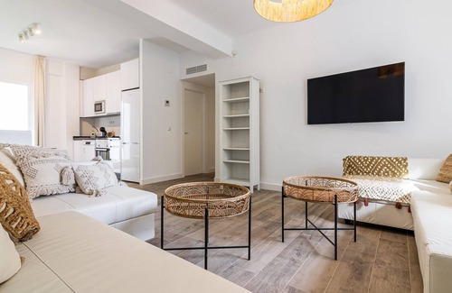 La Trinidad Apartment | Bright 4BR Apartment in the Heart of Malaga with Patio - Near Carmen Thyssen Museum