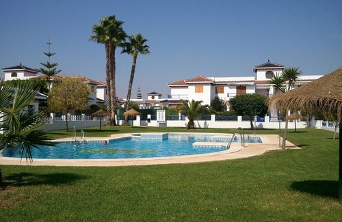 Vera Beach Apartment | Living room with balcony and sea view, waterfront and south-facing