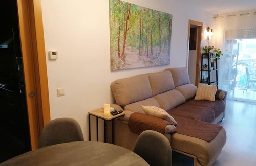Calella Apartment | Playa, terraza, aire acondicionado, parking