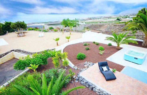 Adeje Villa | Spectacular "Ibiza Style Villa" with Private Beach located on a vast domain in COSTA ADEJE