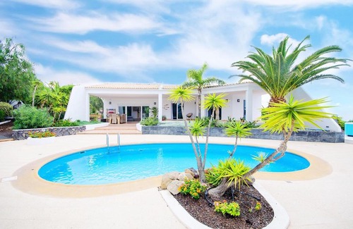 Adeje Villa | Spectacular "Ibiza Style Villa" with Private Beach located on a vast domain in COSTA ADEJE