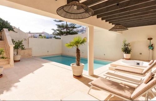 Mahon Villa | Splendid former Chapel with pool & jacuzzi