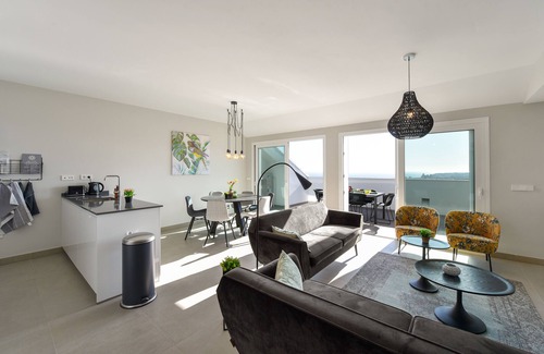 Torreblanca Apartment | Stylish apartment in luxury resort with gym, pool, garage. Sea view!