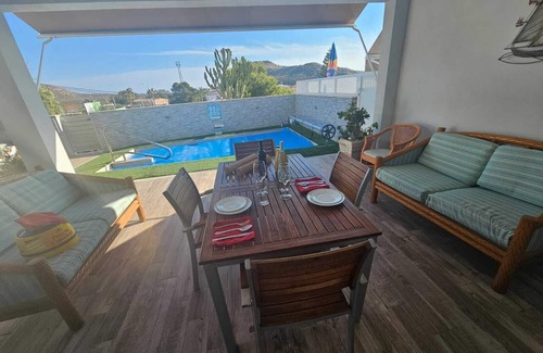 San Juan de los Terreros House | Villa private pool sea view at 300m 1 a 7 pax san Juan terreros
