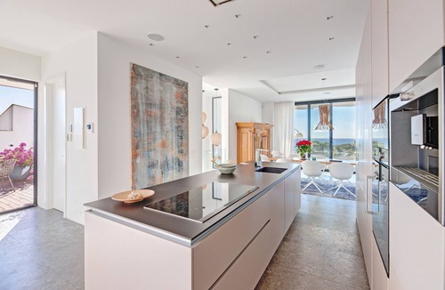 Costa de la Calma Villa | Air-Conditioned Villa with Sea View, Pool, Jacuzzi, Rooftop Gym/Terrace & Wi-Fi