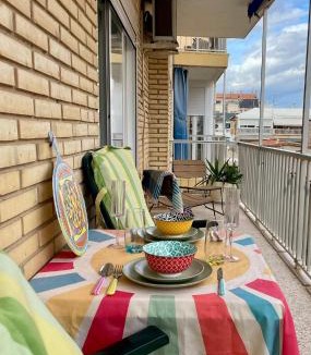 Santa Pola Apartment | Alma de Lisa - 1 min Playa - 3 Hab - Balcón - 1 min Beach