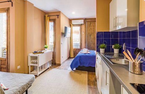 Navacerrada Apartment | Amazing studio with A/C (cool and heat) and internet located at Navacerrada town!
