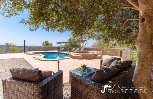 Olivella Villa | Amazing views Villa Alizee with private pool sea views and Air Conditioning