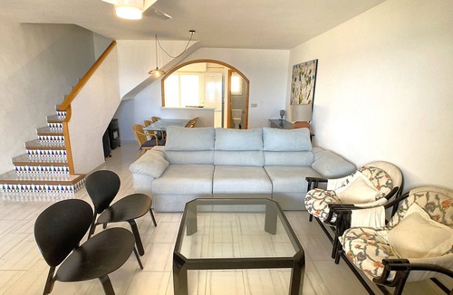 San Javier Ski Chalet | Ample duplex frontline to the Med