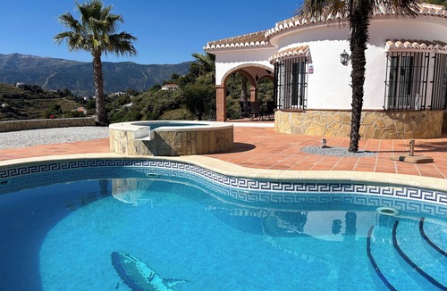 Competa Villa | Andalusian detached villa with pool, sea & mountain views, and stunning sunsets